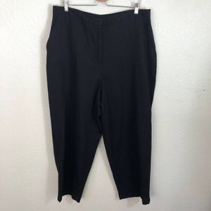 Eileen Fisher Black Straight Leg Pants